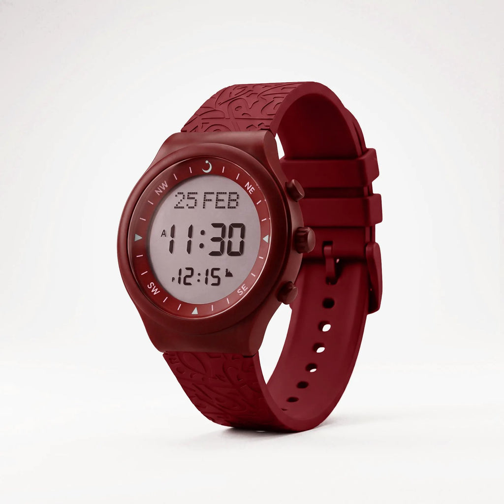 Al Fajr Sport Watch WY-16 — Red