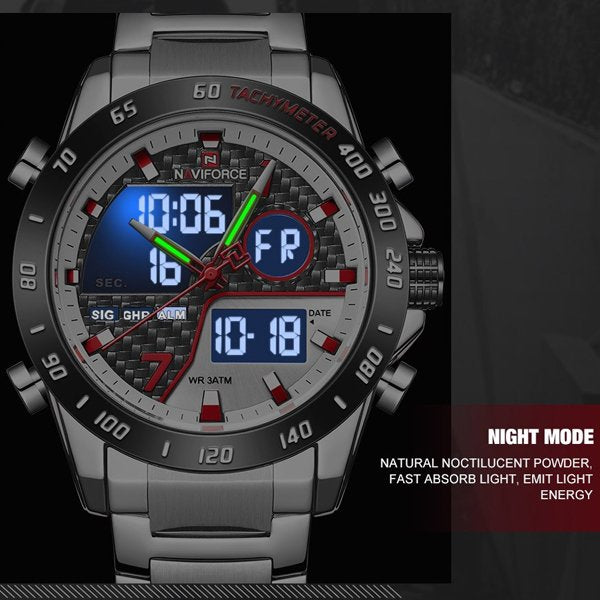 Naviforce NF9171 Dual Time Edition