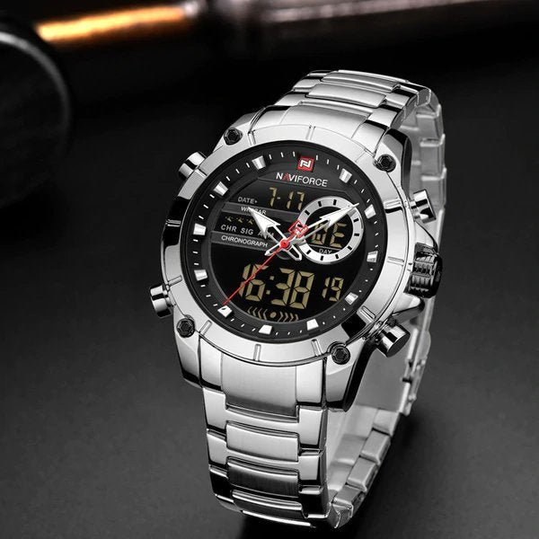 Naviforce NF9163 Dual Time Edition