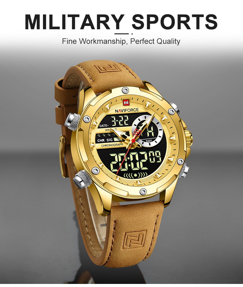 Naviforce NF9208 Dual Time Exclusive Collection