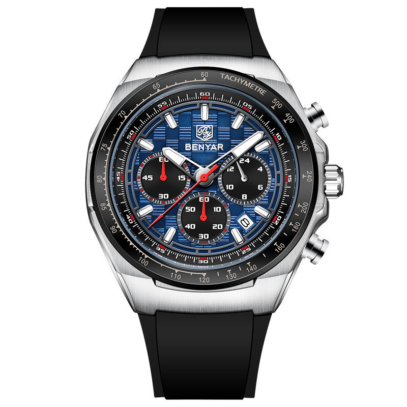 Benyar BY-5215 Silicone Strap Quartz Watch