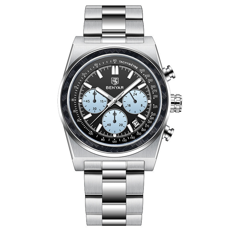 Benyar BY-5229M Stainless Steel Quartz Watch
