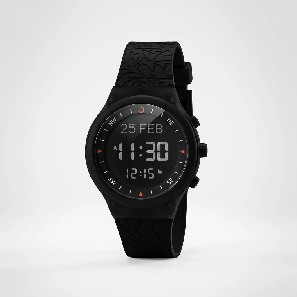 Al Fajr Sport Watch WY-16 — Black