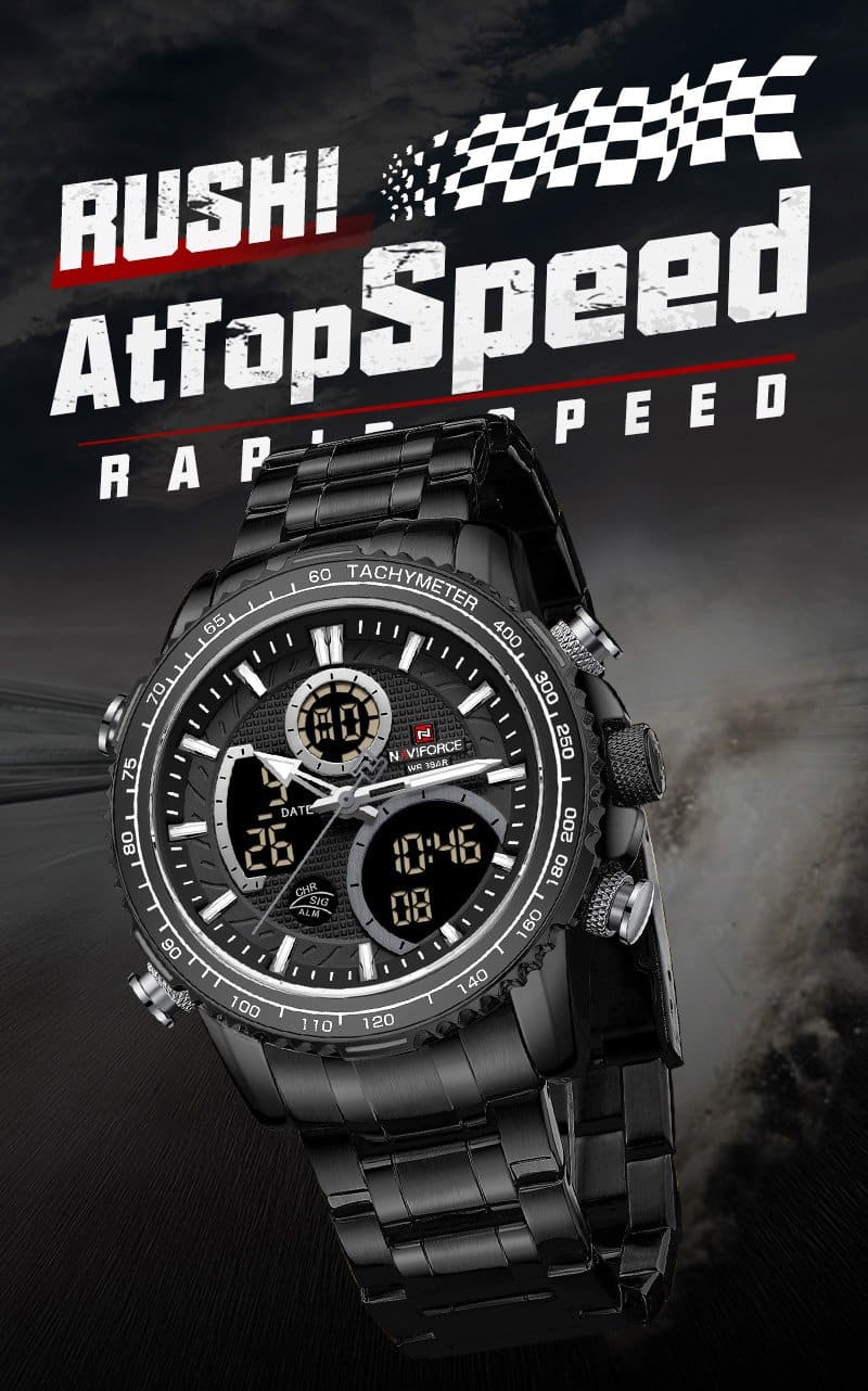 Naviforce NF9182 Dual Time Edition