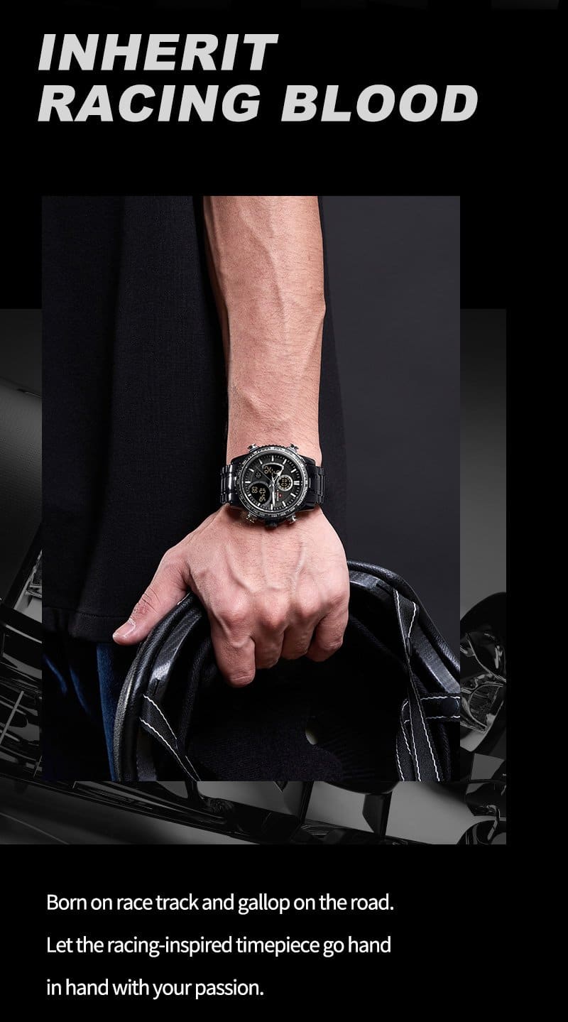 Naviforce NF9182 Dual Time Edition