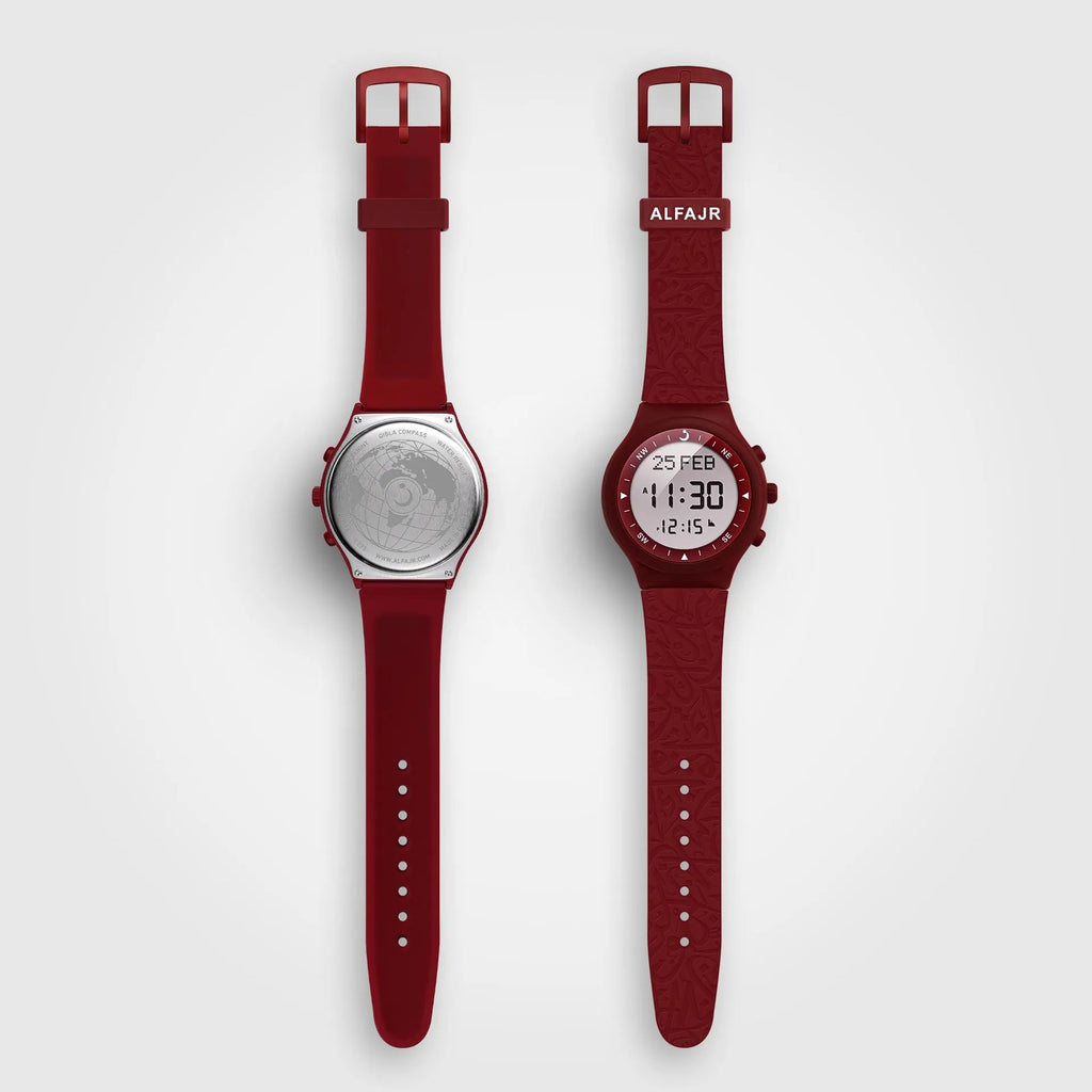 Al Fajr Sport Watch WY-16 — Red