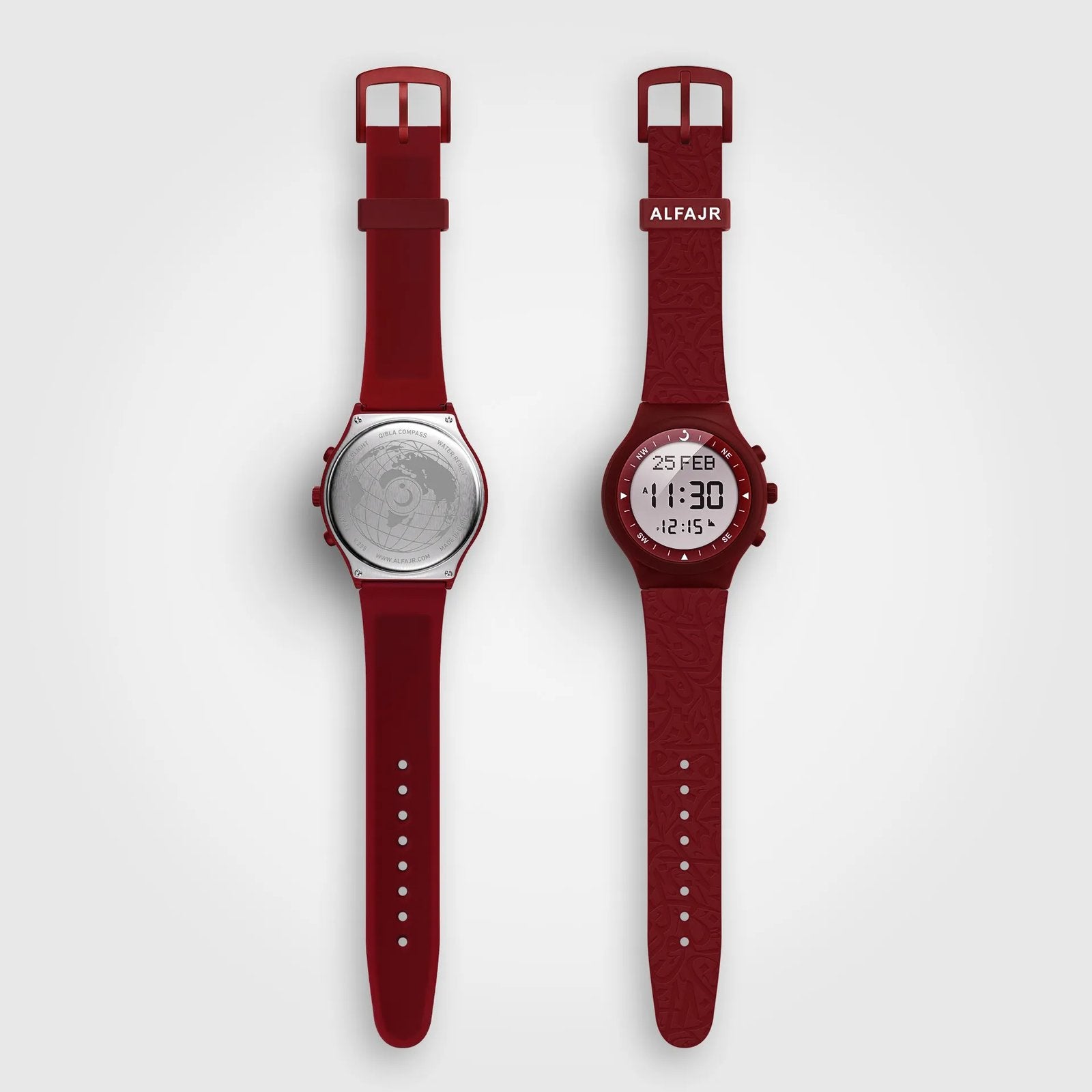 Al Fajr Sport Watch WY-16 — Red