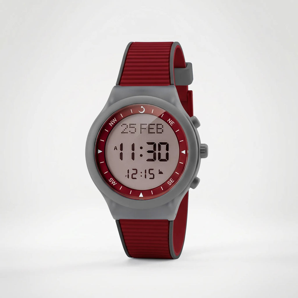 Al Fajr Club Watch WY-16 — Red/Gray
