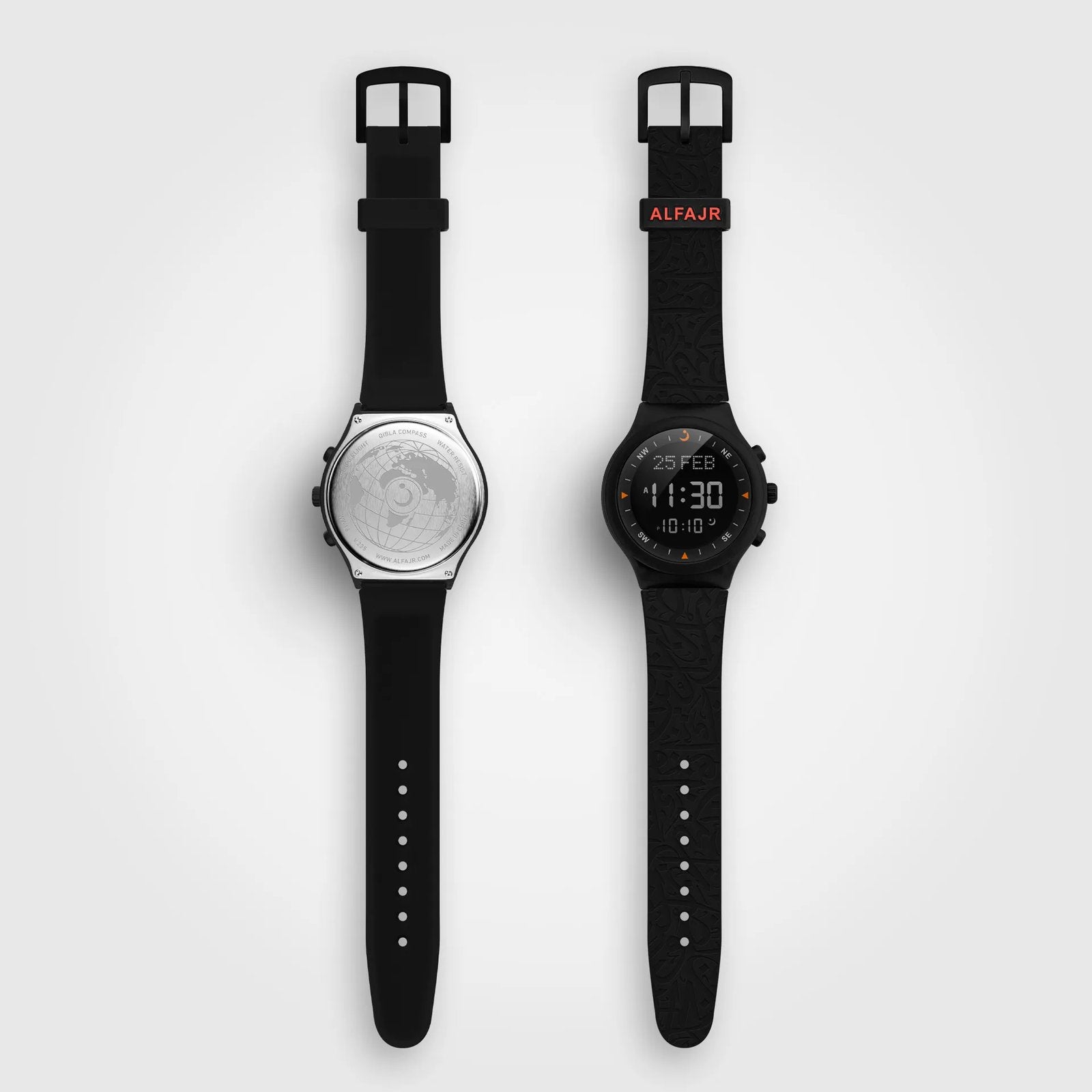 Al Fajr Sport Watch WY-16 — Black