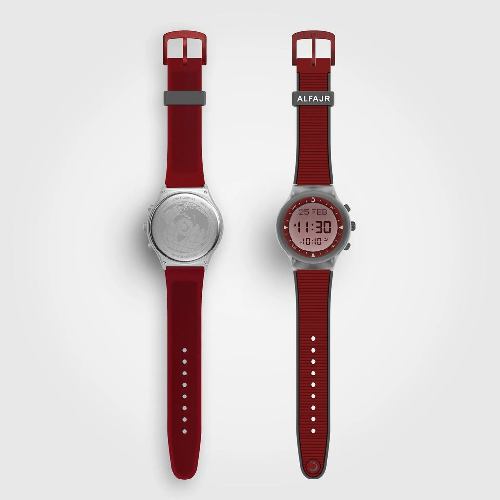 Al Fajr Club Watch WY-16 — Red/Gray