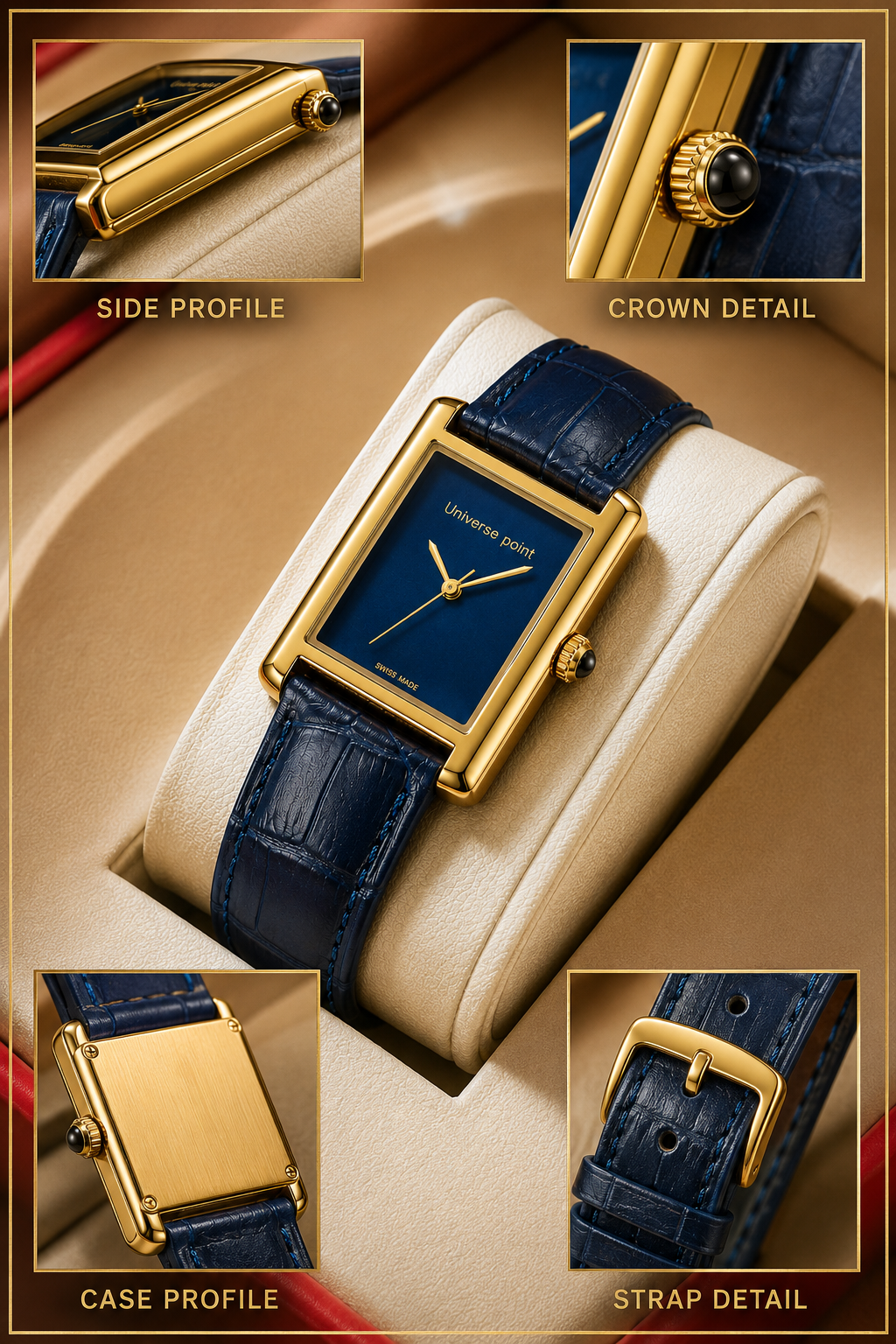 SaKa Wanderer — Leather Strap Quartz