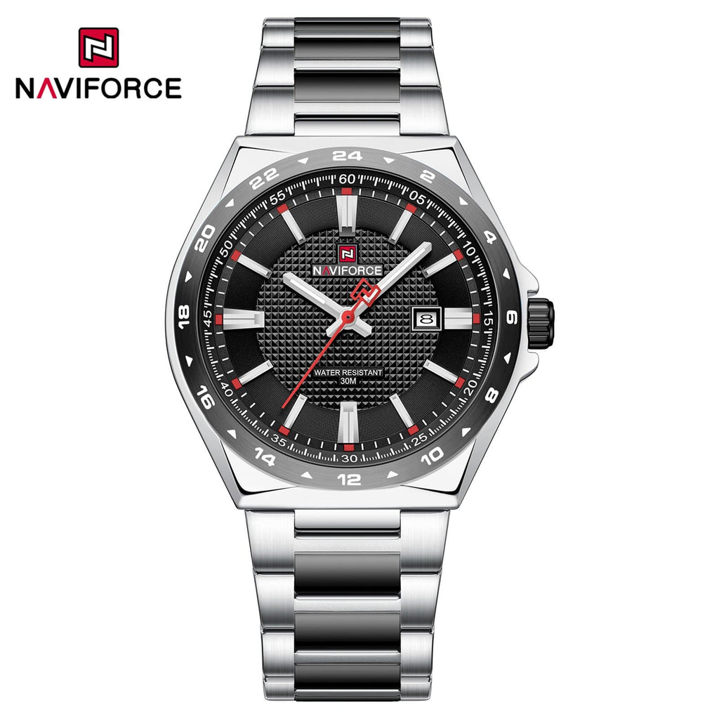 Naviforce NF 9266 Textured Dial Watch