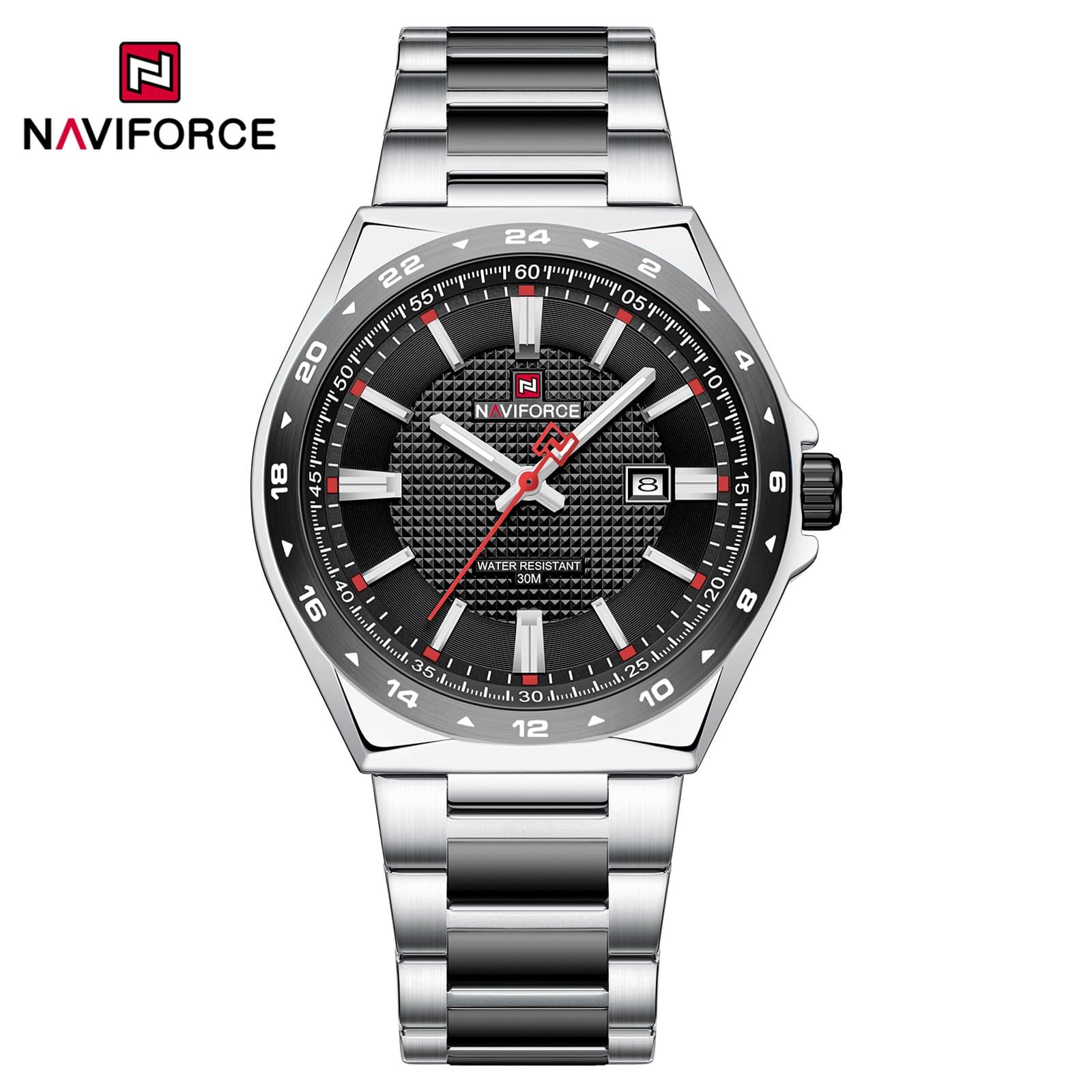 Naviforce NF 9266 Textured Dial Watch