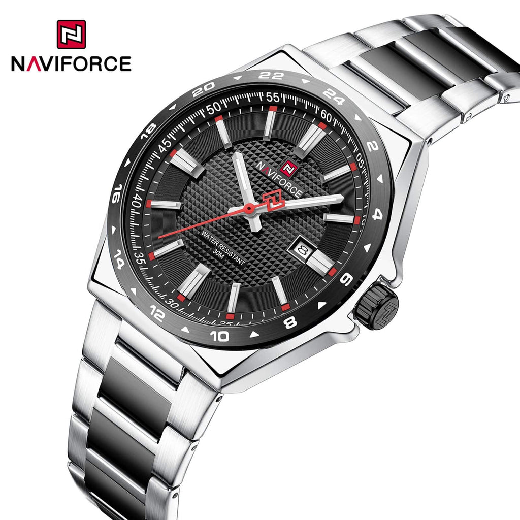 Naviforce NF 9266 Textured Dial Watch