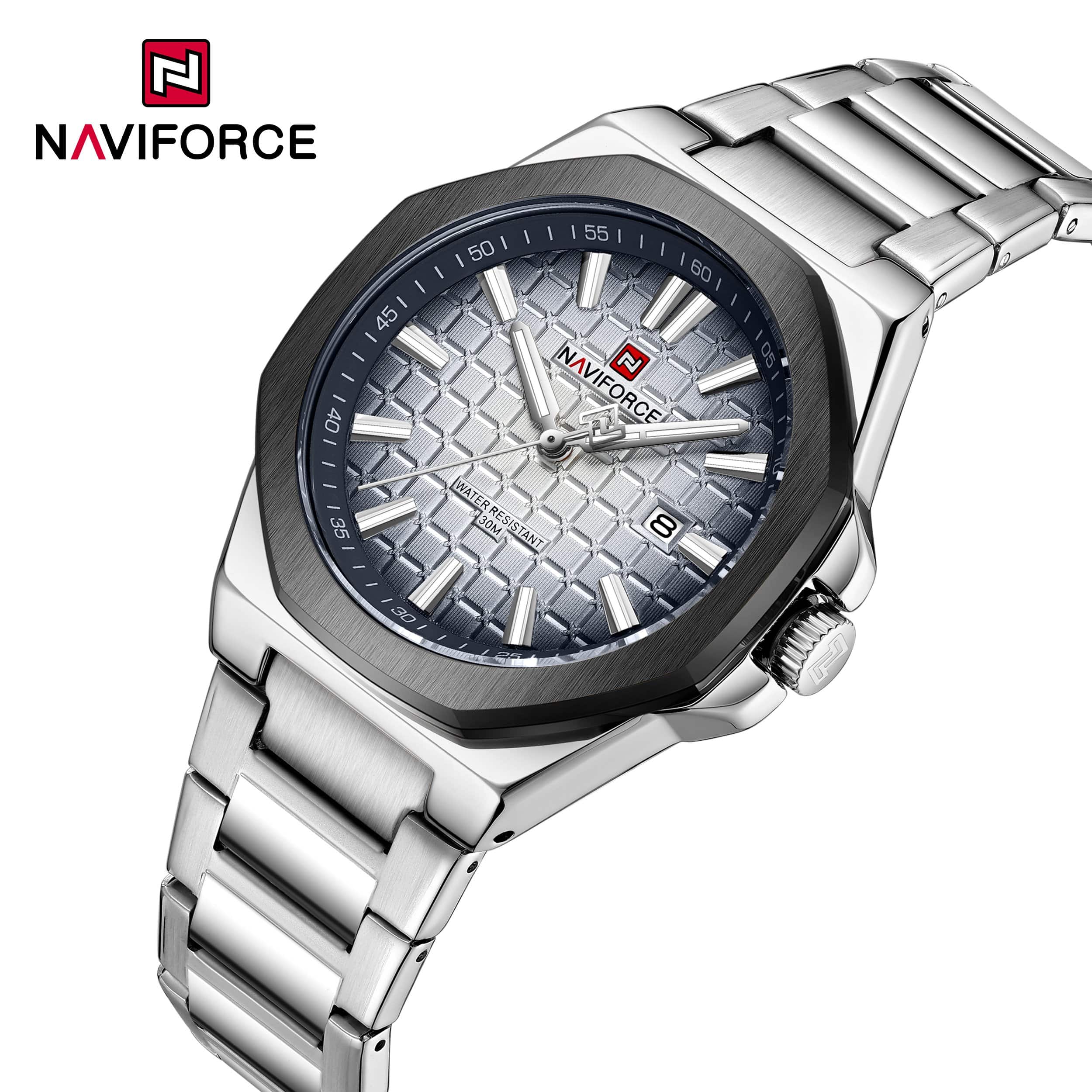 Naviforce NF-9258 Signature Textured Date