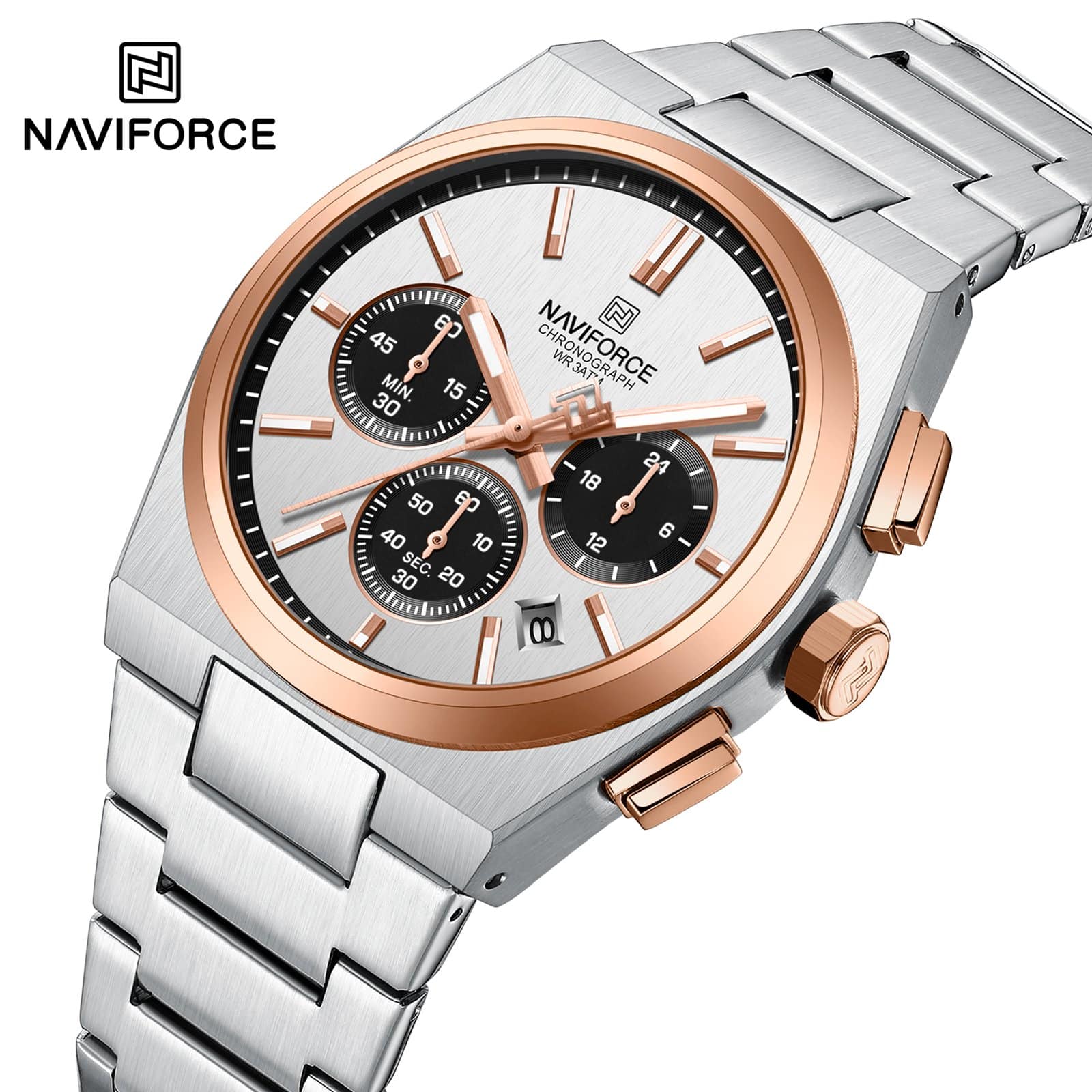 Naviforce NF8048 Bond Chrono For Men