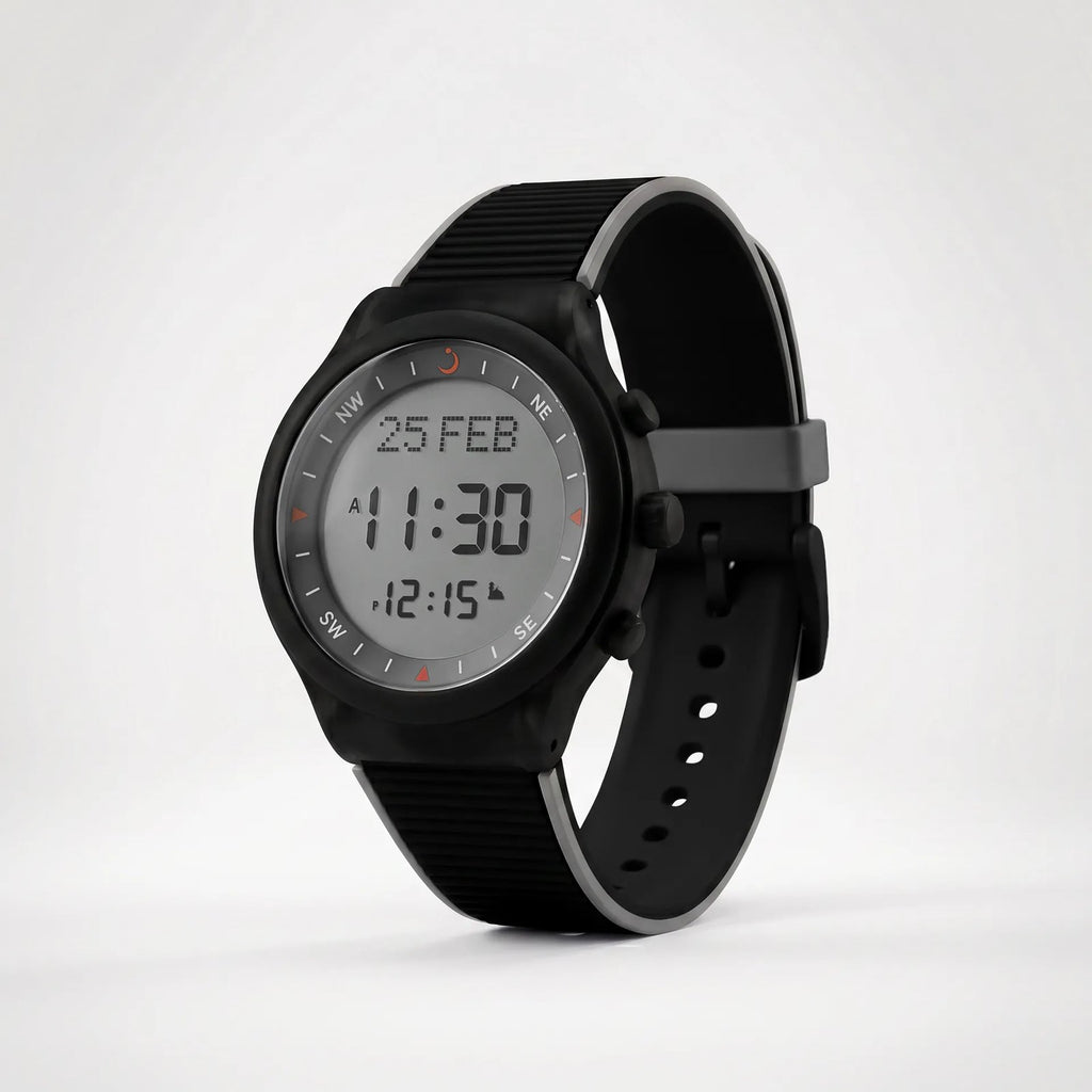 Al Fajr Club Watch WY-16 — Black/Gray