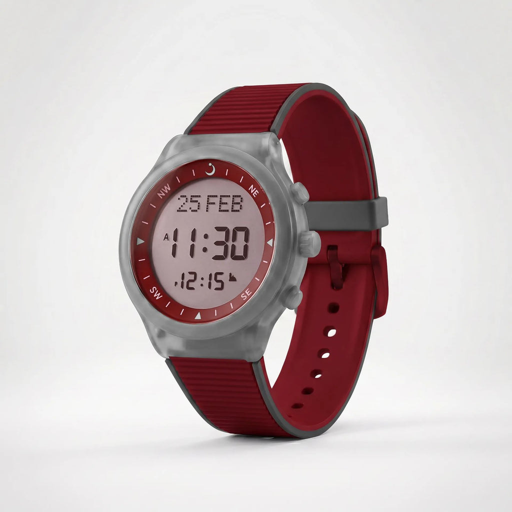Al Fajr Club Watch WY-16 — Red/Gray