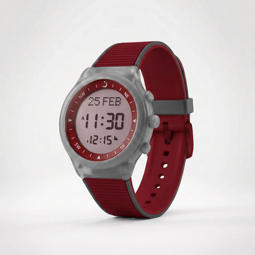 Al Fajr Club Watch WY-16 — Red/Gray